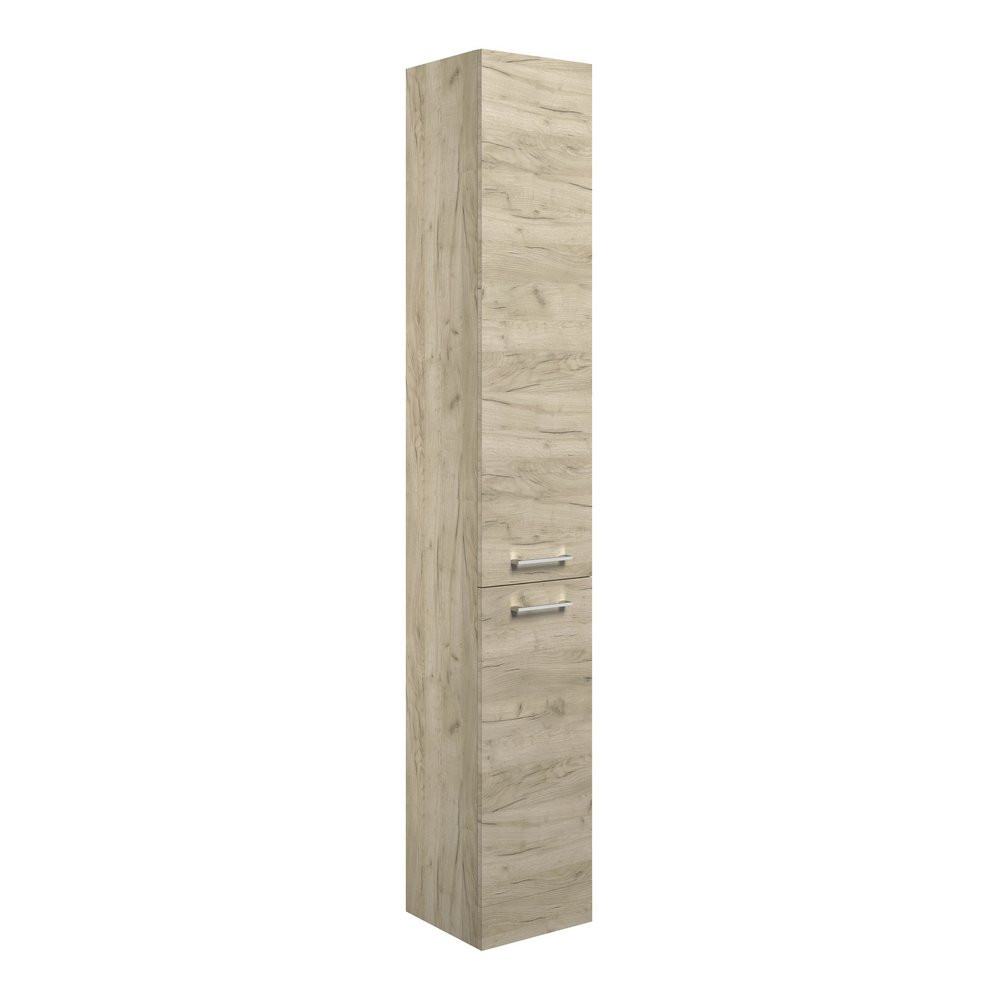 Ajax Walesby Floor Standing 350mm Oak Tall Storage Unit