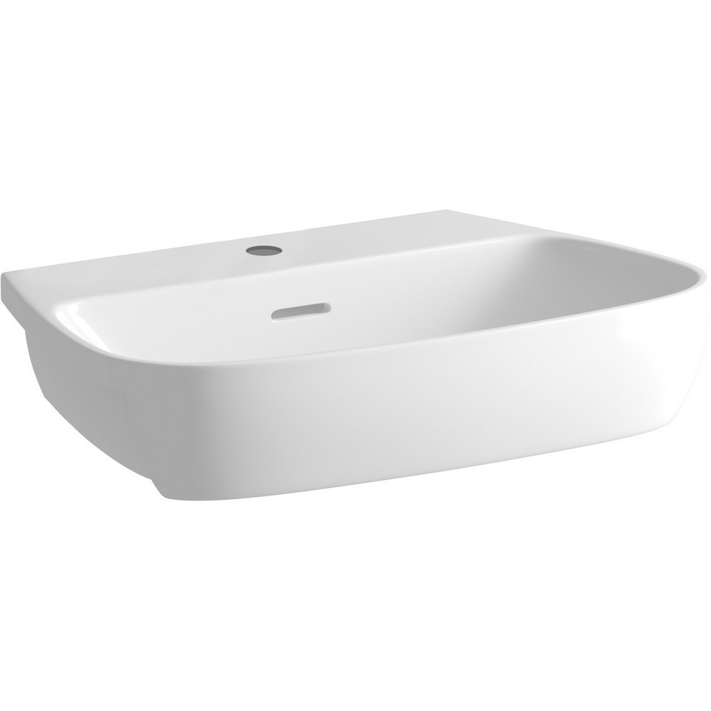 Ajax Weelsby 495mm 1TH Semi Recessed Basin (1)