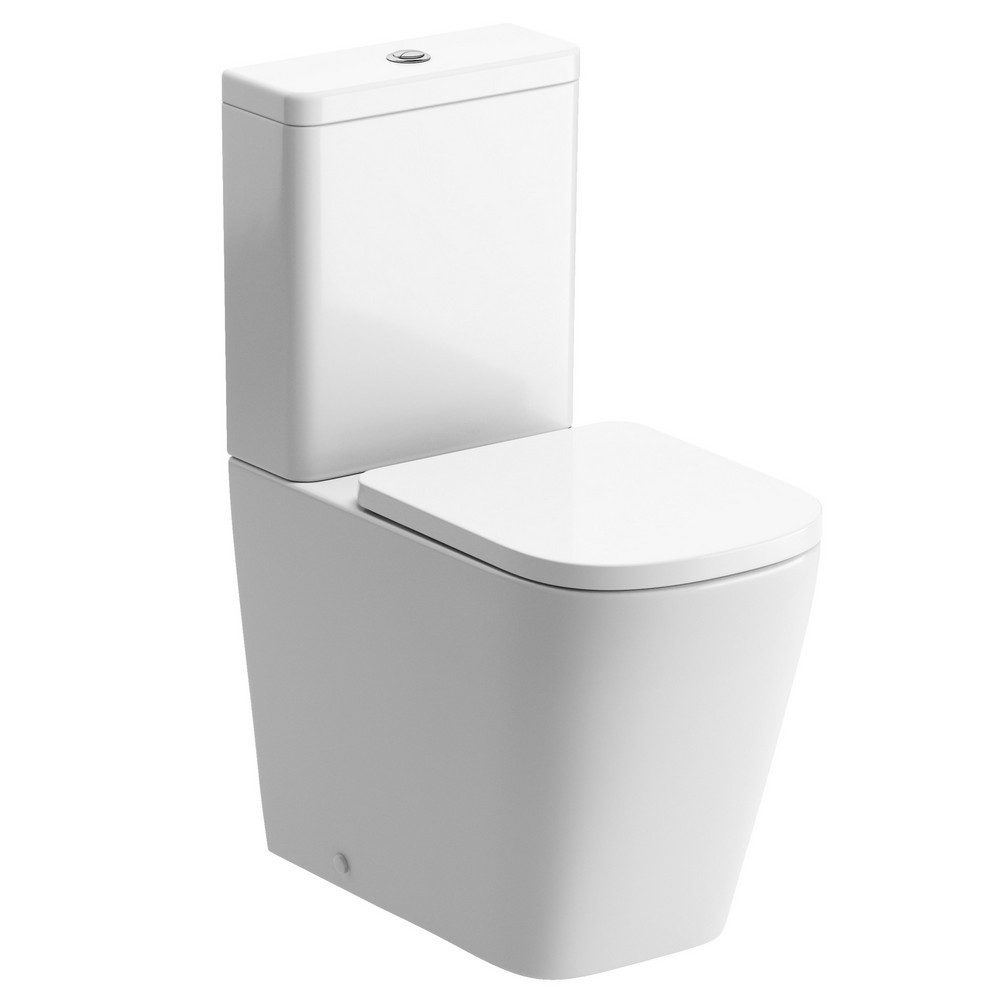 Ajax Weelsby Rimless Close Coupled Closed Back Comfort Height WC and Seat (1)