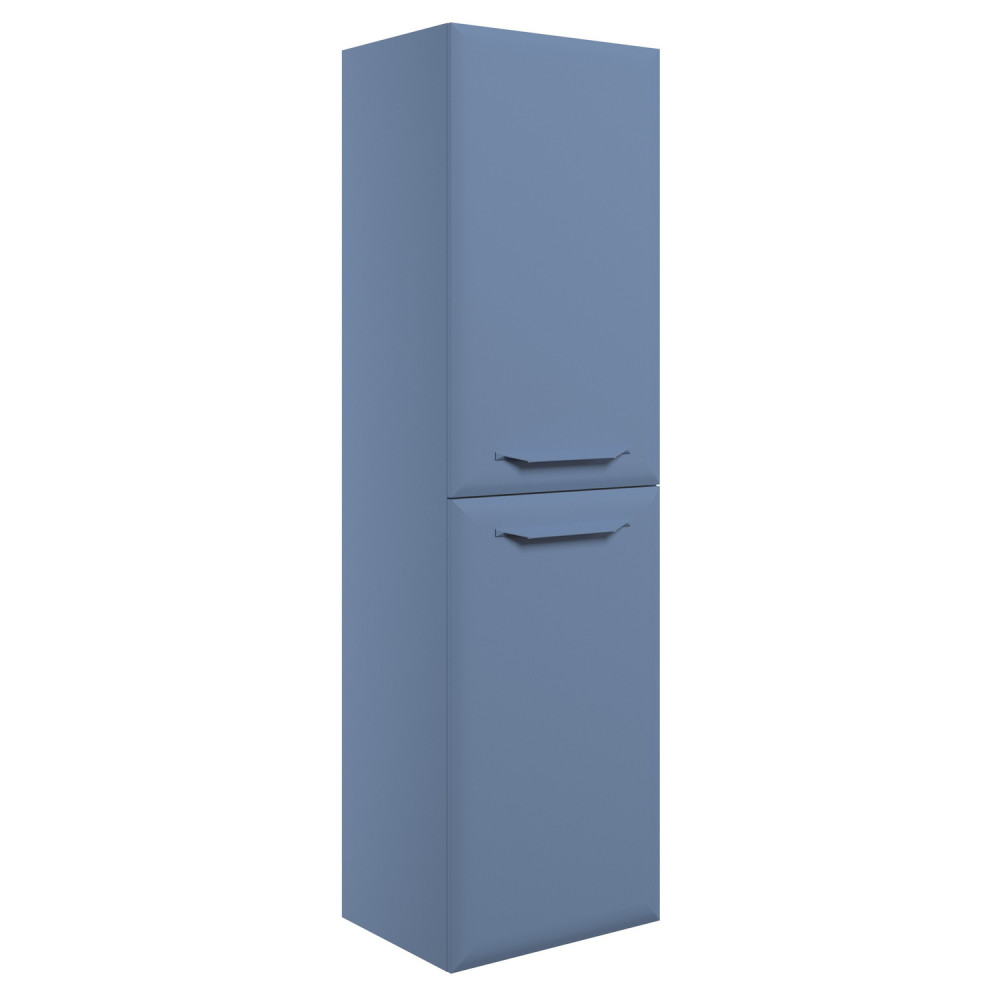 Ajax Westlaby 400mm Wall Hung Matt Misty Blue Midi Storage Unit