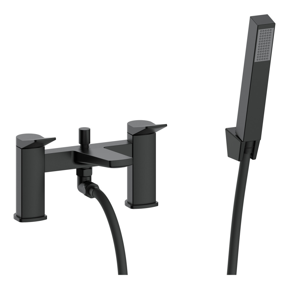 Ajax Wispington Bath Shower Mixer in Matt Black