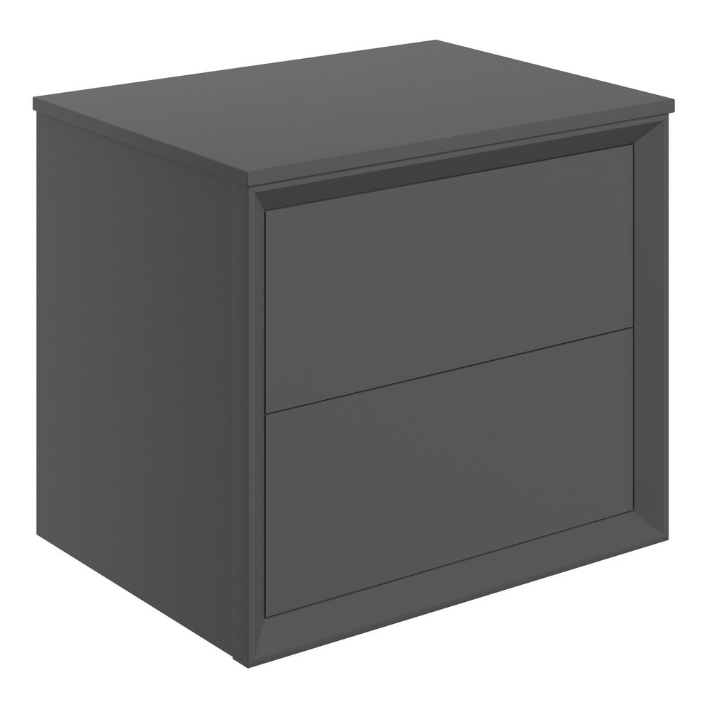 Ajax Yarborough Matt Clay 600mm Wall Hung Vanity Unit and Worktop