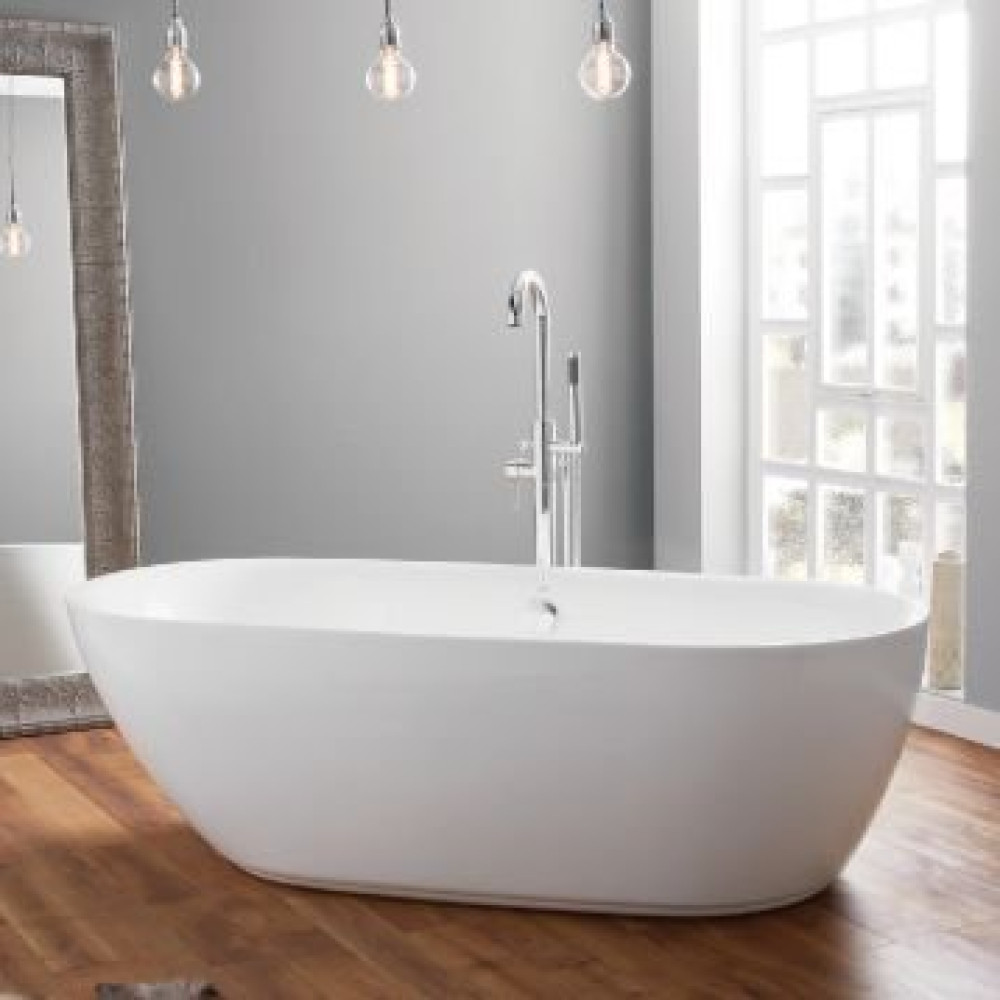 April Cayton Contemporary Freestanding Bath In Room Setting
