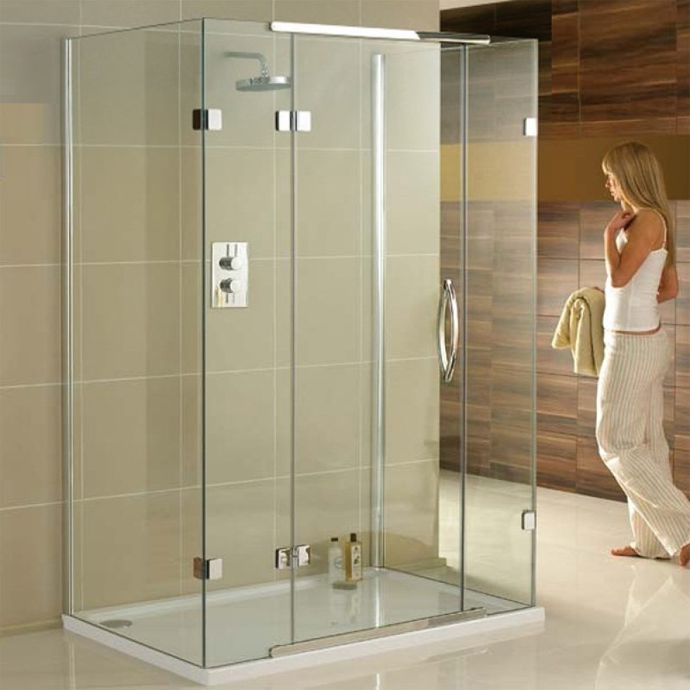 Aquadart 1400 x 900mm 3 Sided Shower Enclosure-1