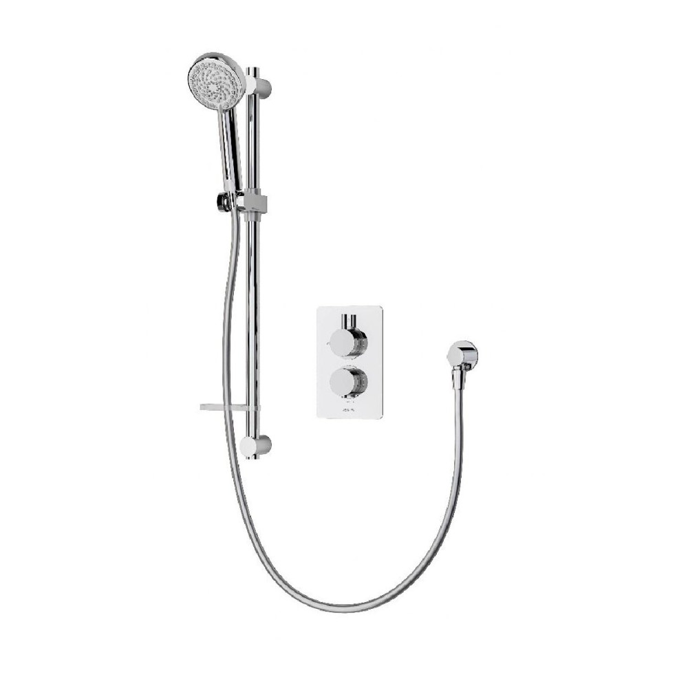 Aqualisa Dream Thermostatic Shower with Adjustable Head - Round