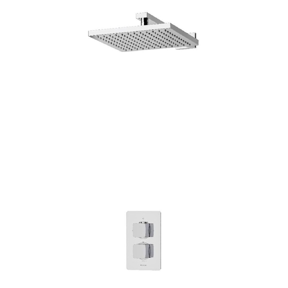 Aqualisa Dream Thermostatic Shower with Wall Fixed Head - Square