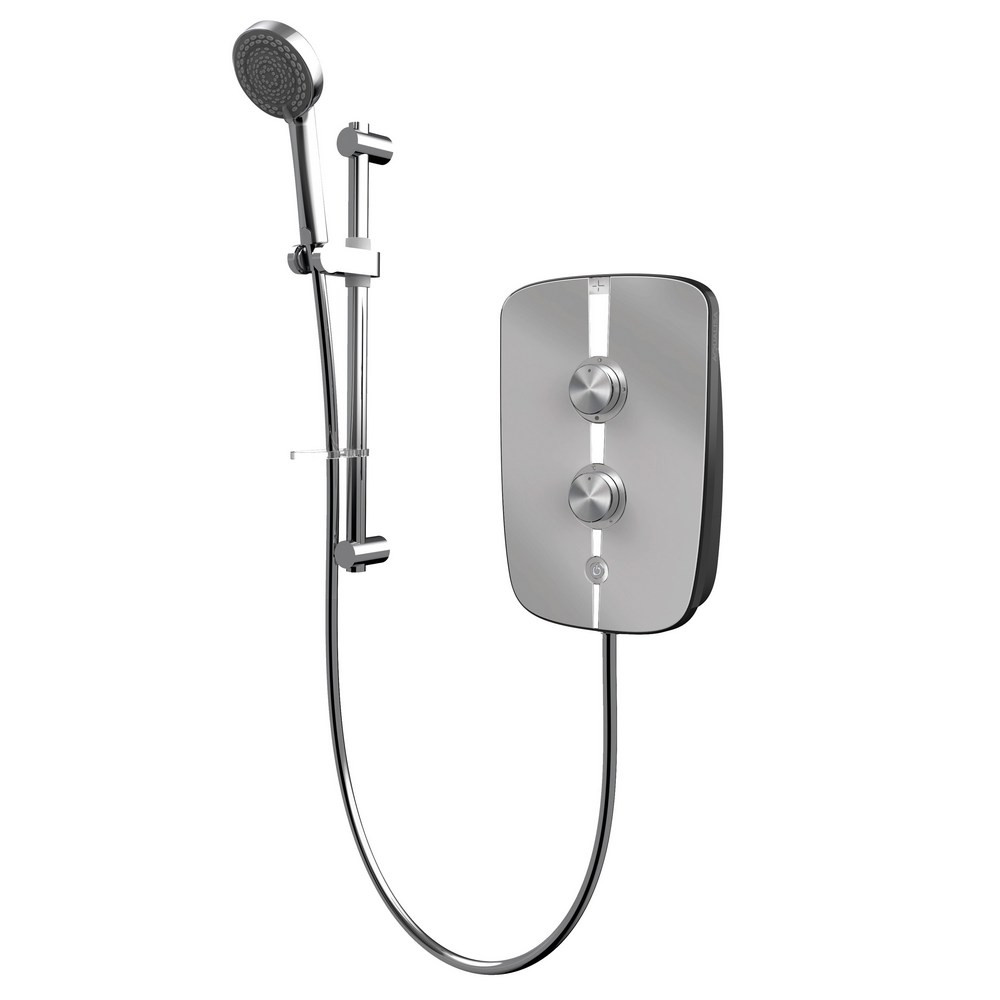 Aqualisa Lumi+ 8.5kW Mirrored & Chrome Electric Shower (1)