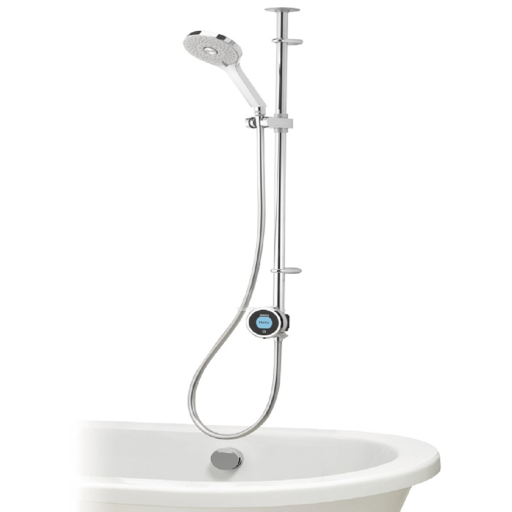 Aqualisa Optic Q Smart Shower Exposed with Bath Fill - Gravity Pumped