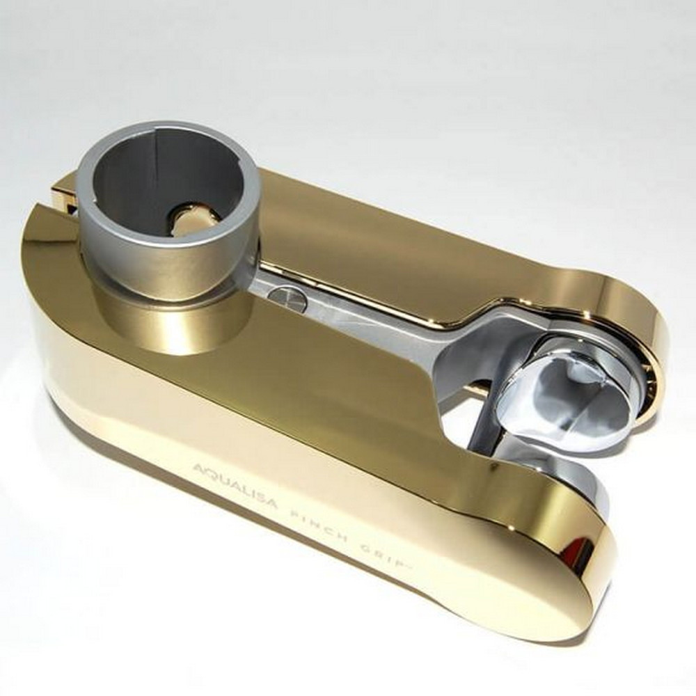 Aqualisa Pinch Grip Handset Holder 25mm in Gold