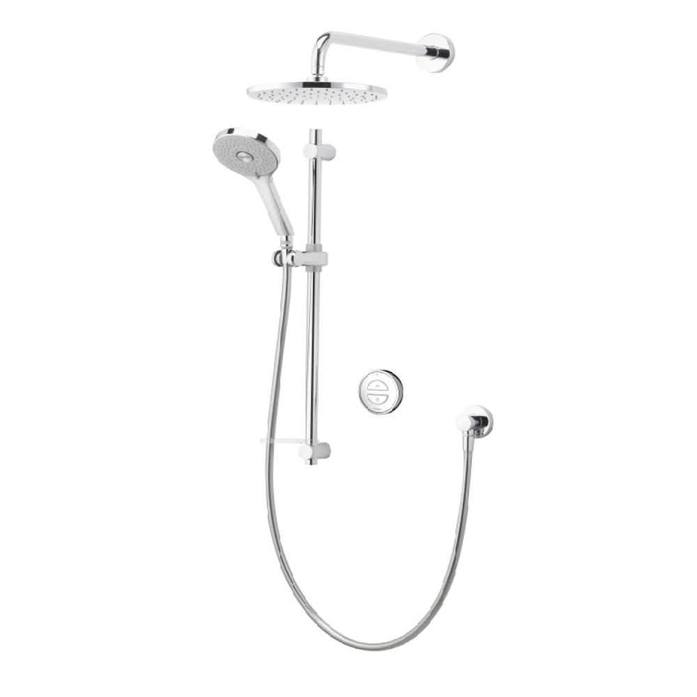 Aqualisa Unity Q Smart Shower Concealed with Adj and Wall Fixed Head - HP/Combi