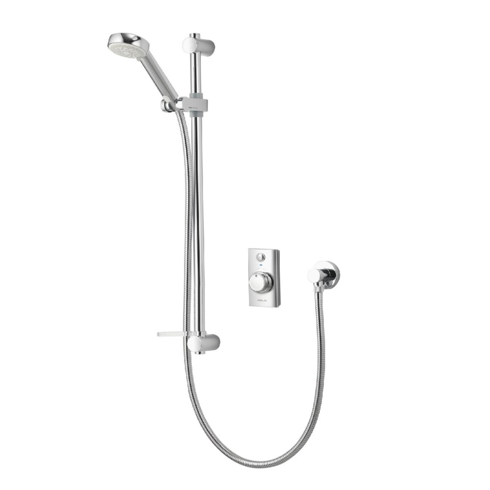 Aqualisa Visage Q Smart Shower Concealed with Adj Head - Gravity Pumped