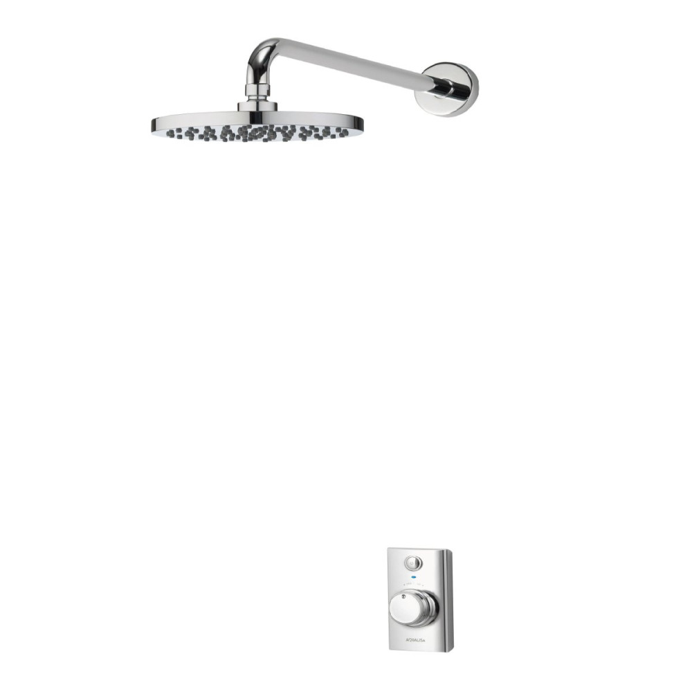 Aqualisa Visage Q Smart Shower Concealed with Fixed Head - HP/Combi
