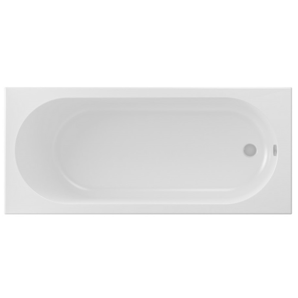 Beaufort Biscay Straight Edge 1800 x 800mm Single Ended Bath