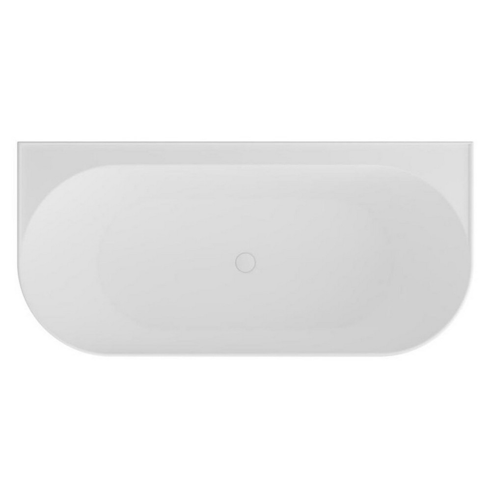 Beaufort Brockland 1600 x 750mm Matt White Freestanding Bath