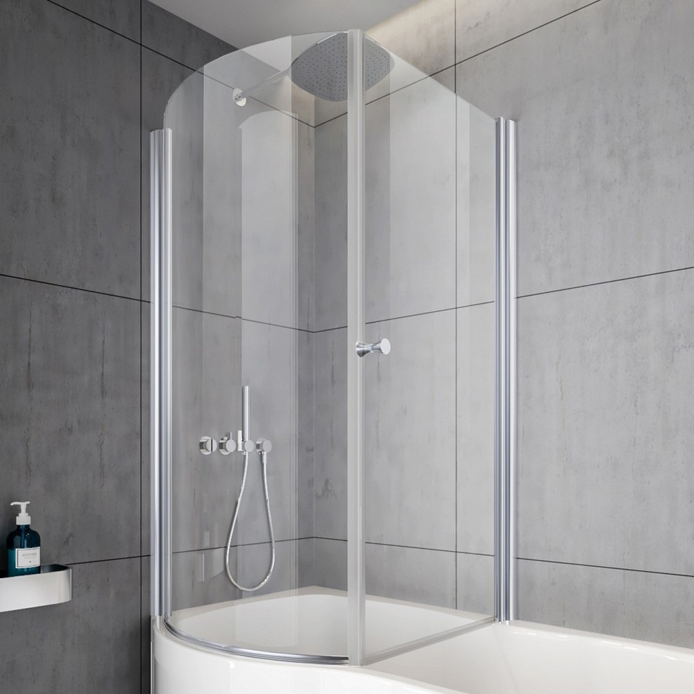 Beaufort Pivot Door Bath Screen Type 1 Left Handed