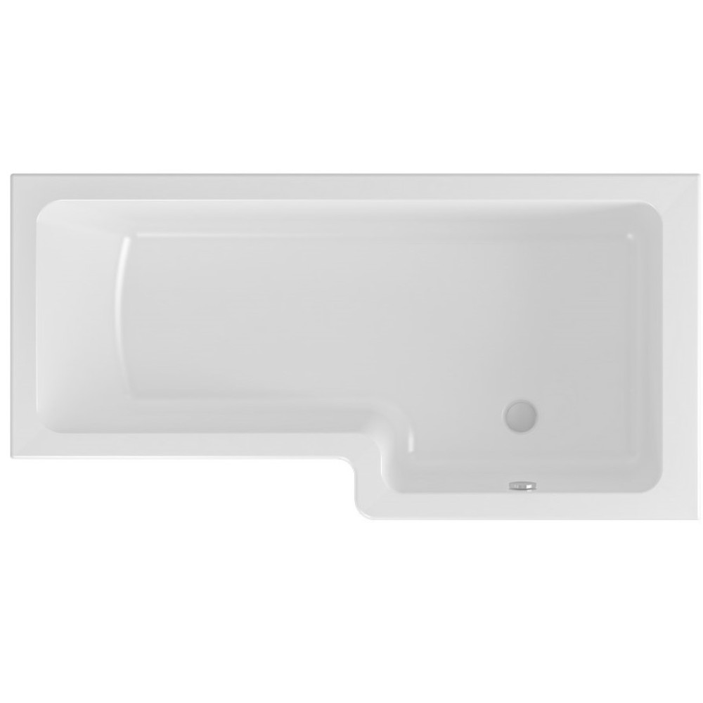 Beaufort Portland 1600 x 850mm L Shaped Bath Right Handed