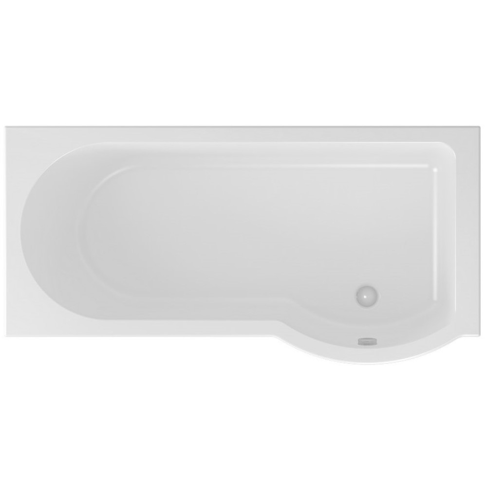 Beaufort Portland 1500 x 850mm P Shaped Bath Right Handed