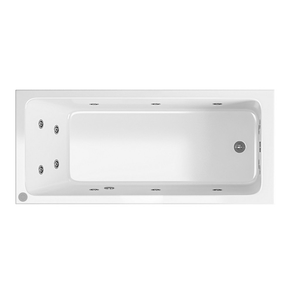 Beaufortè Portland 1700 x 750mm 14 Jet Whirlpool Single Ended Bath