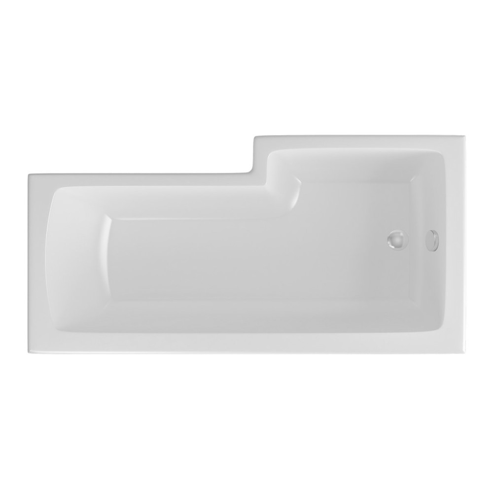 Beaufort Shannon 1500 x 850mm LH L Shape Shower Bath