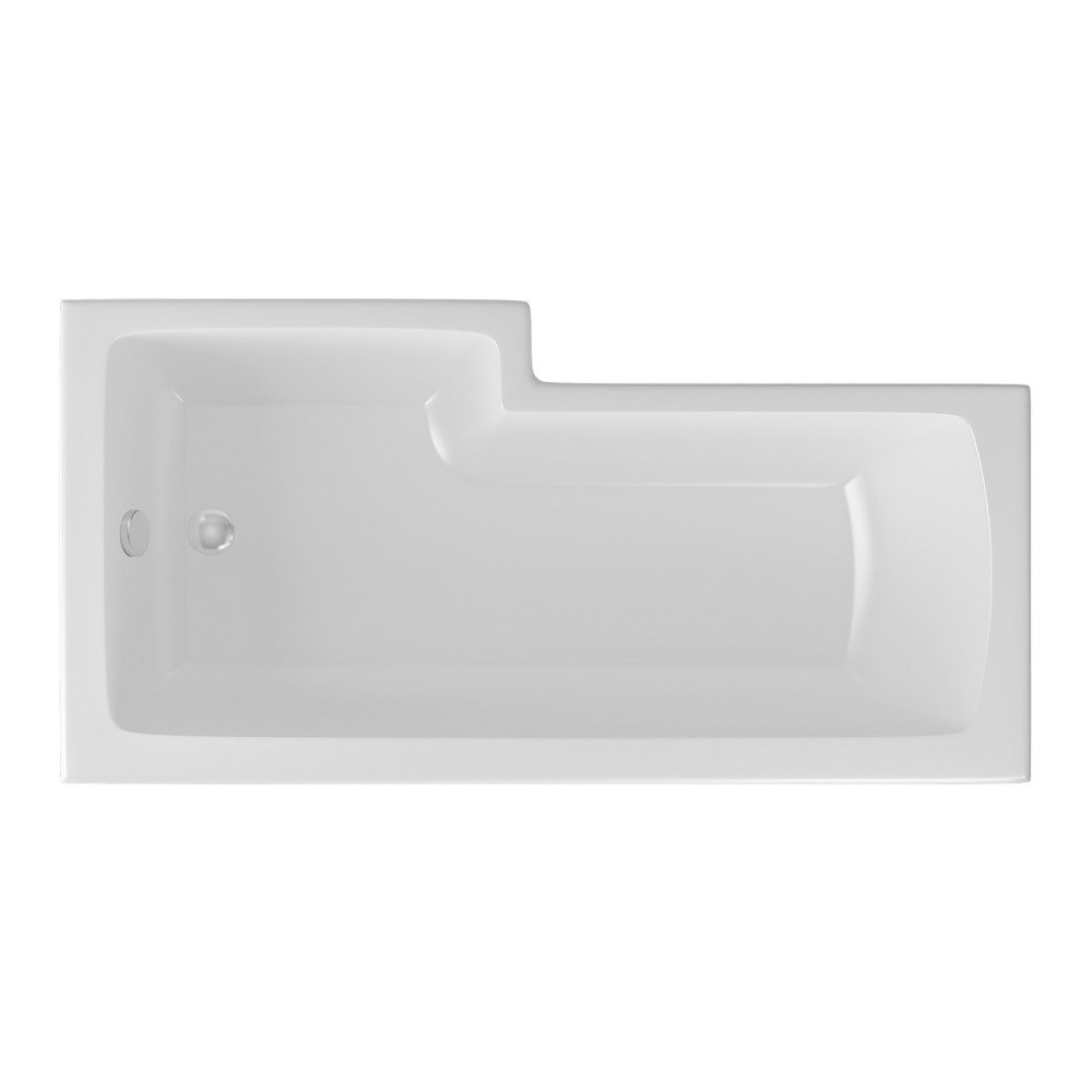 Beaufort Shannon 1500 x 850mm RH L Shape Shower Bath