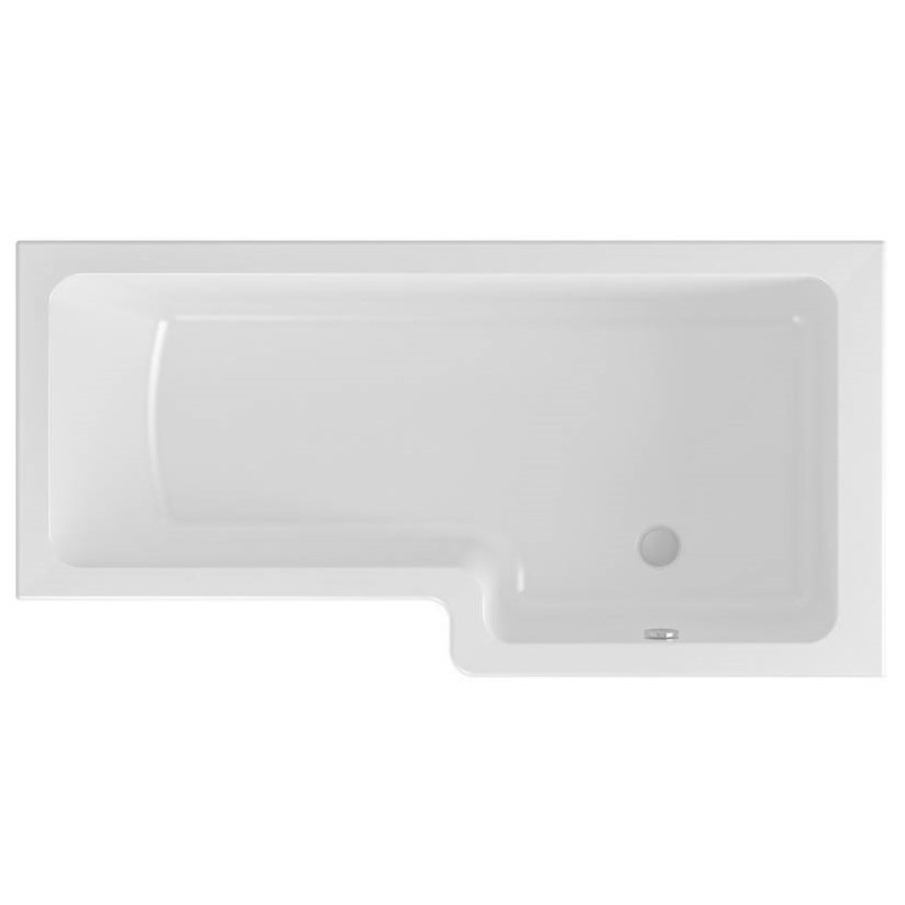 Beauforté Portland 1600 x 850mm L Shaped Right Handed Bath