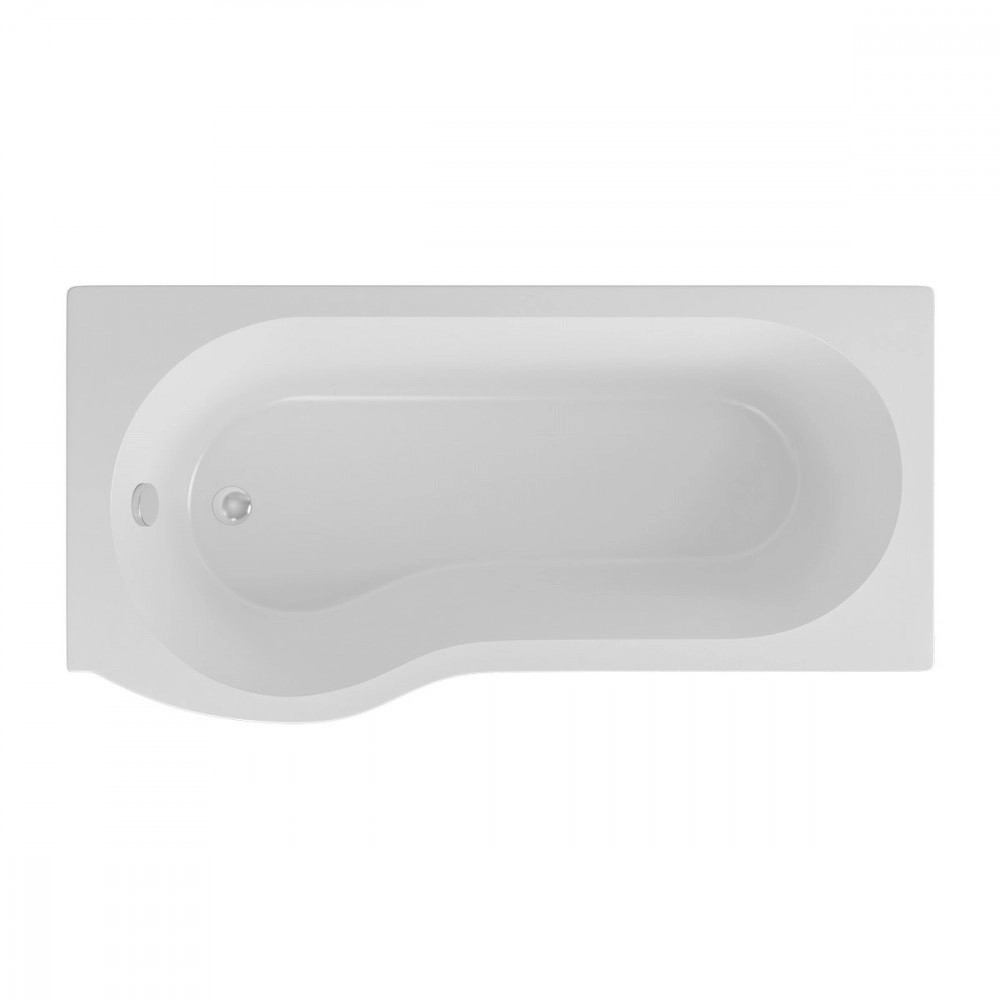 Beauforté Shannon 1500 x 850mm LH P Shape Shower Bath