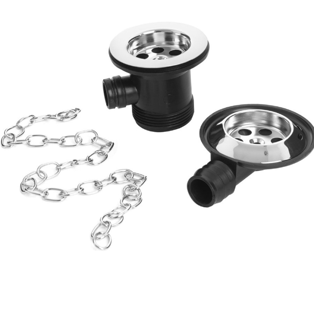 Bristan ABS Slotted Bath Waste with Chrome Plug & Chain