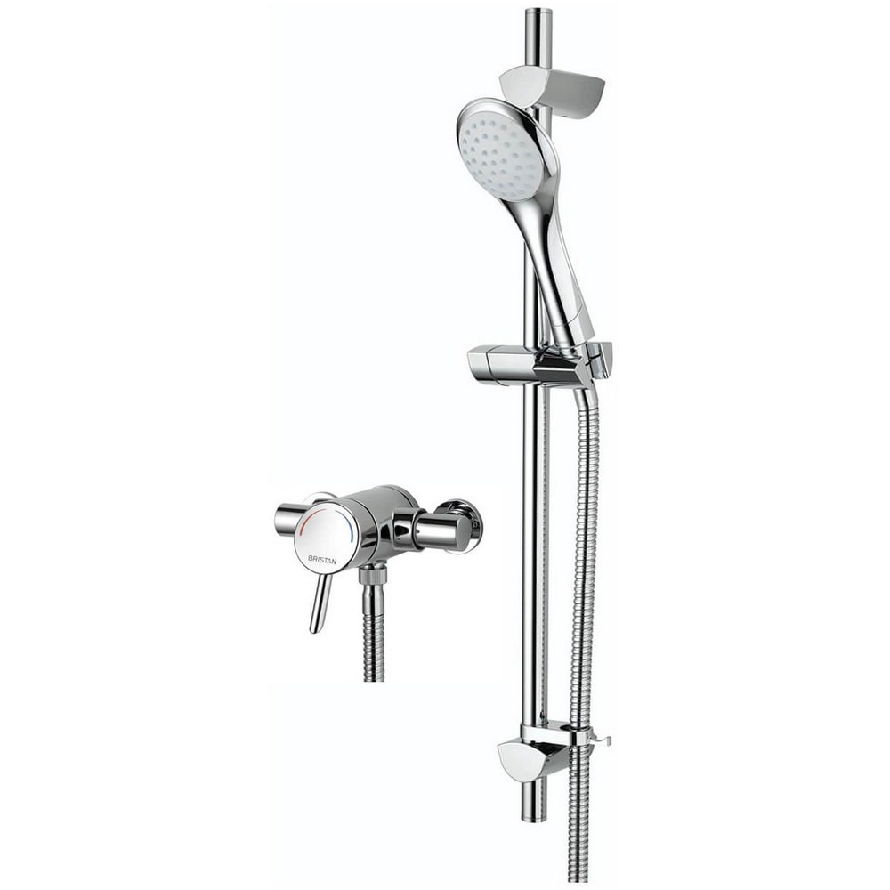 Bristan Acute Thermostatic Surface Mounted Shower with Shower Kit (1)