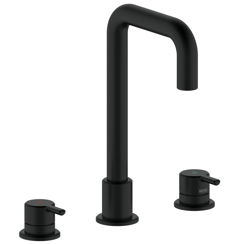 Bristan Altum 3TH Basin Mixer in Black