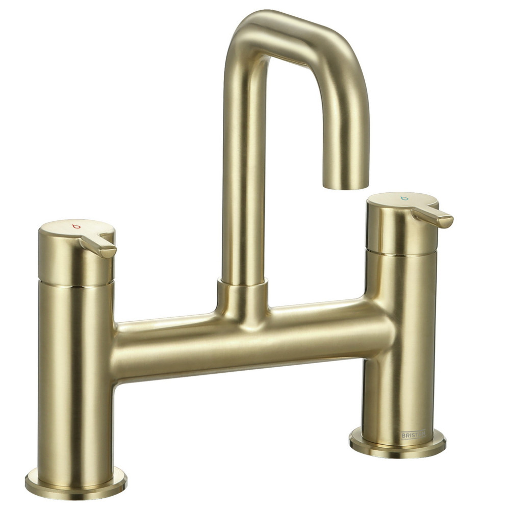 Bristan Altum Bath Filler in Brushed Brass