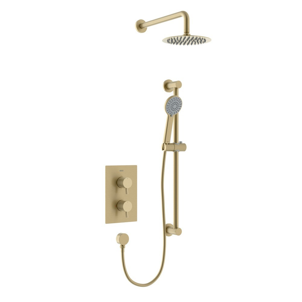 Bristan Apelo Concealed Shower Pack in Brushed Brass