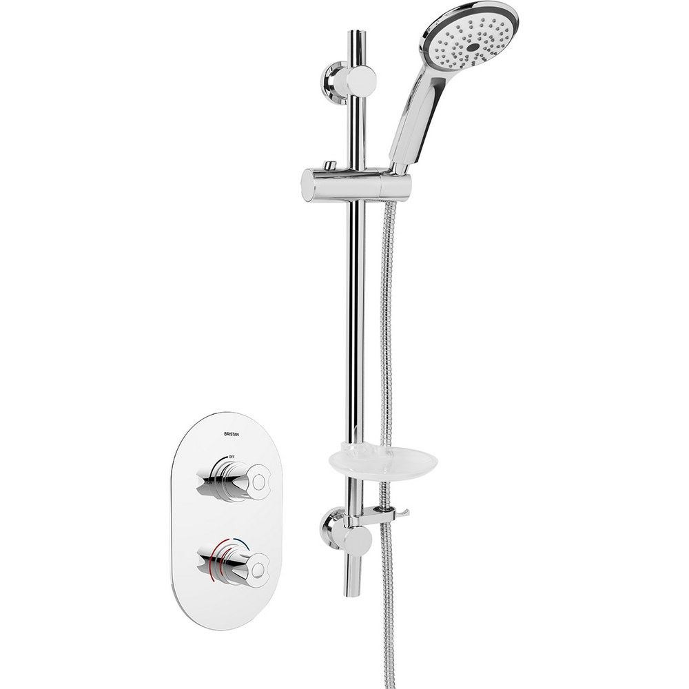 Bristan Artisan 3 Thermostatic Recessed Shower Valve with Shower Kit (1)