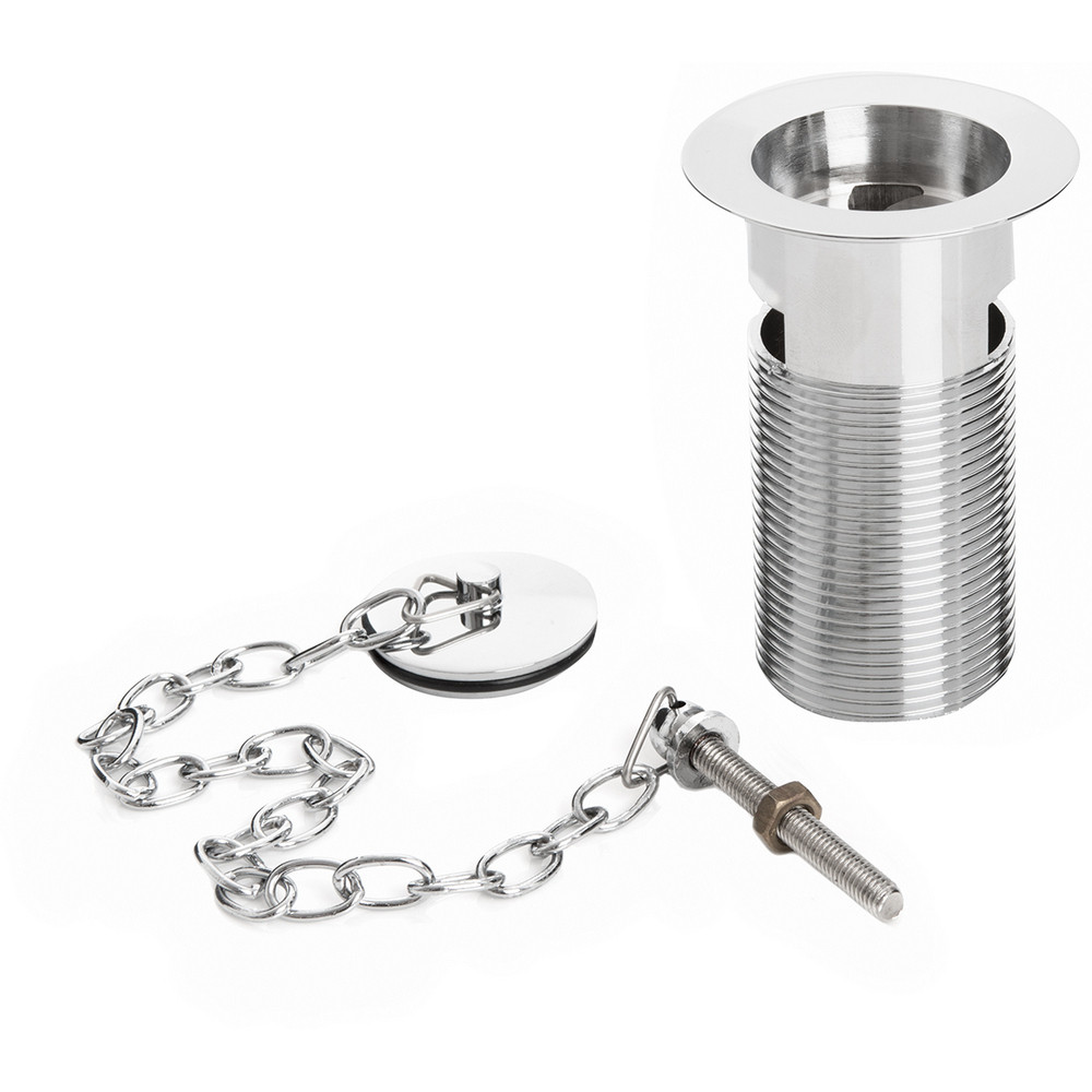 Bristan Basin Waste Chrome Slotted with Plug and Chain
