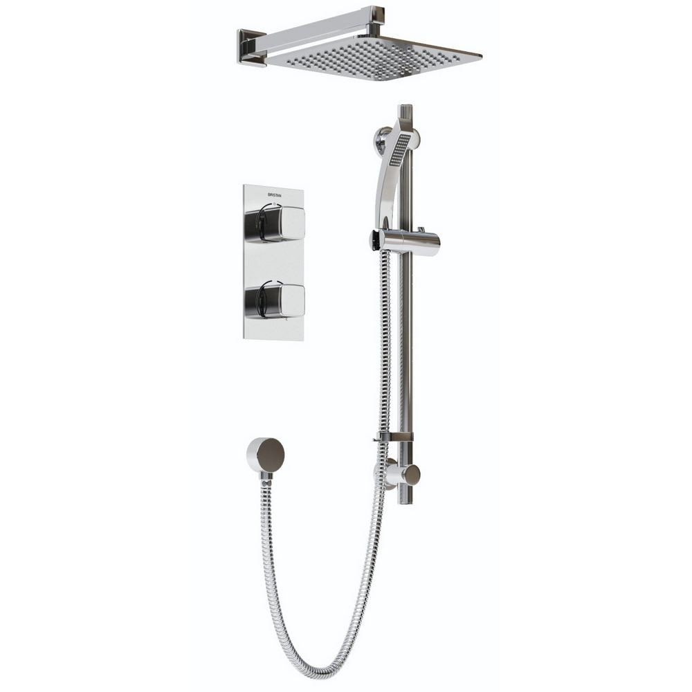 Bristan Cobalt Recessed Dual Control Shower Package