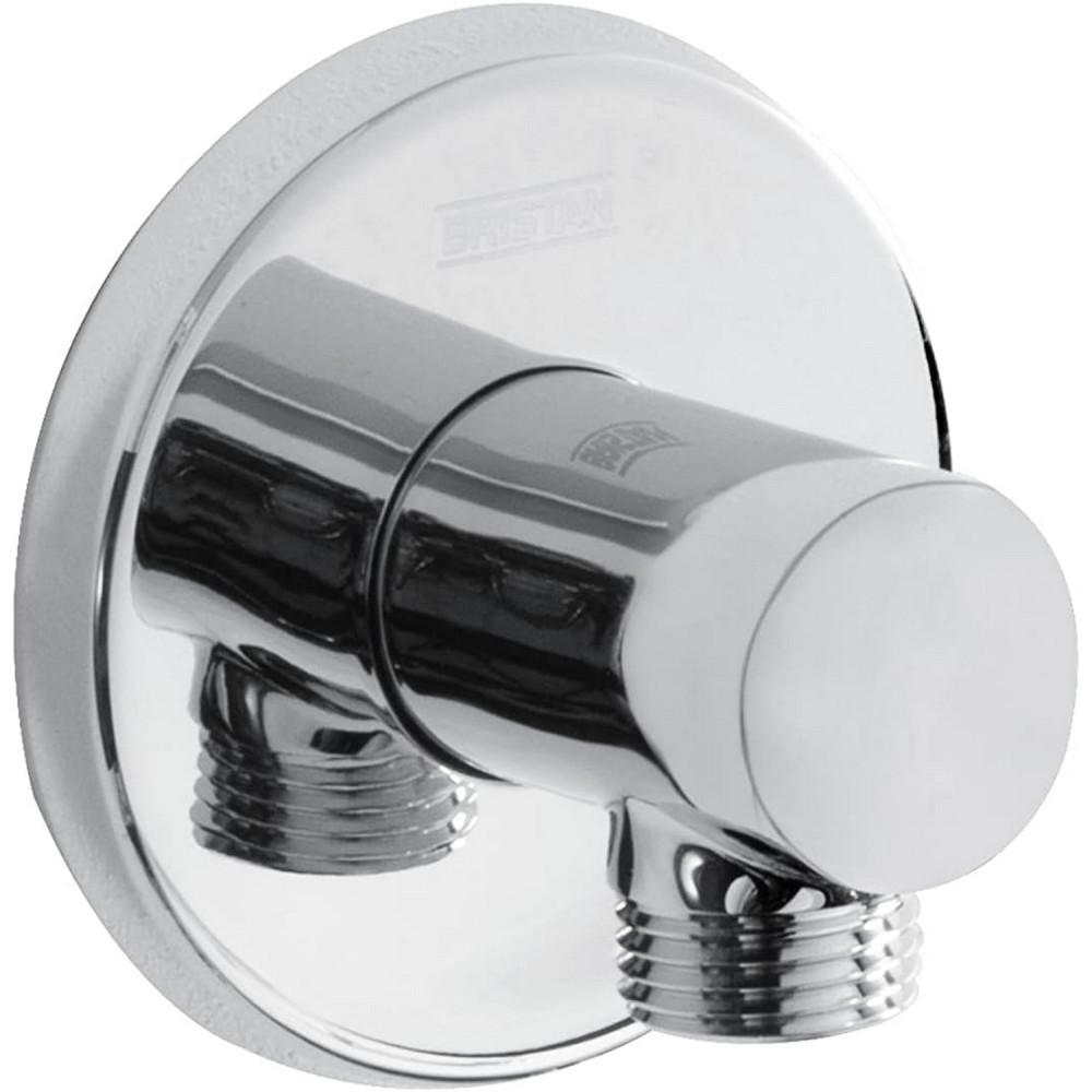 Bristan Contemporary Round Shower Wall Outlet Chrome