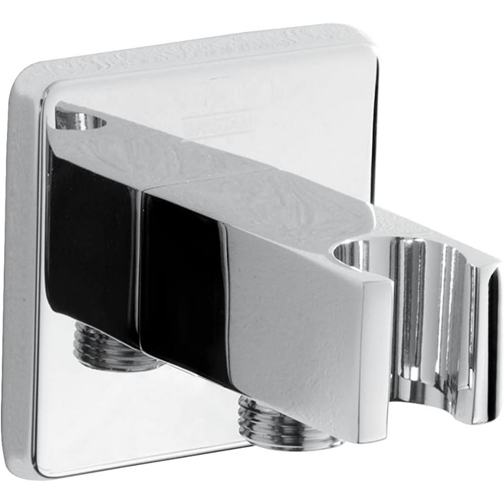 Bristan Contemporary Square Wall Outlet with Handset Holder Bracket Chrome
