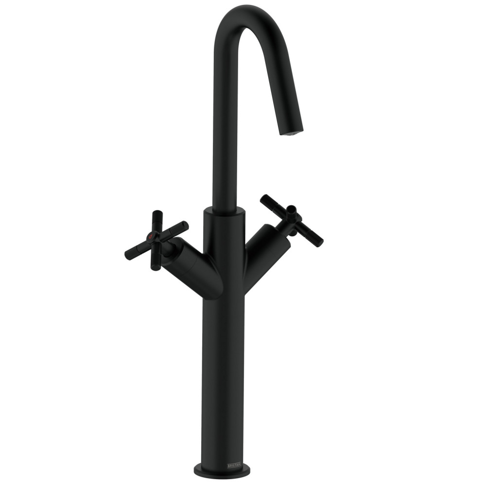 Bristan Cruzar Tall Basin Mixer in Black