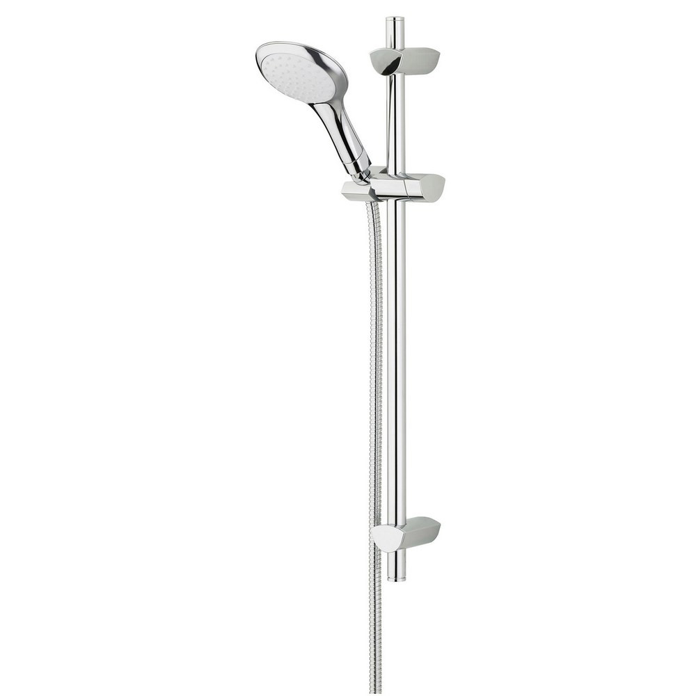 Bristan EVO Shower Kit with Large Single Function Handset and 2m Hose Chrome Plated (1)