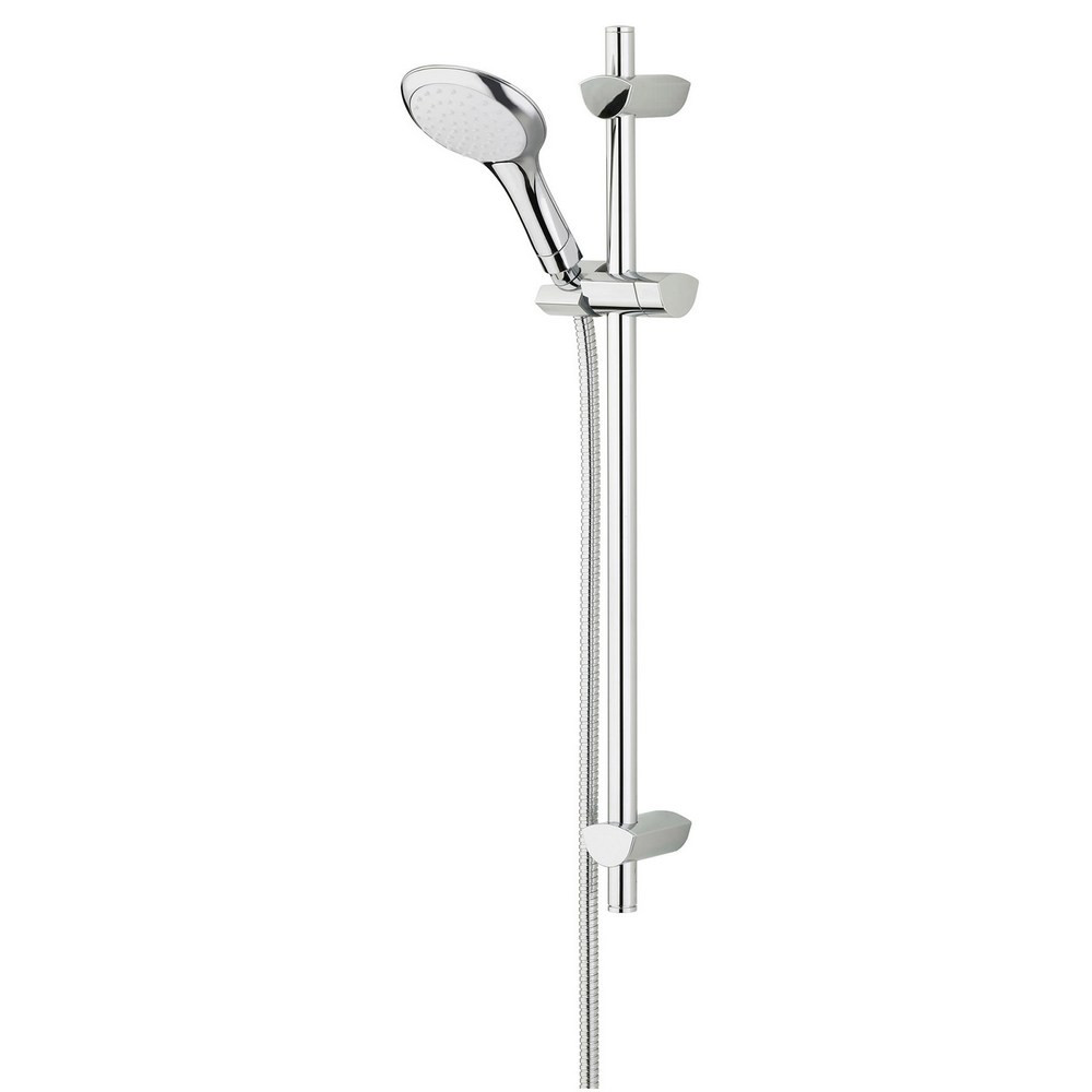 Bristan EVO Shower Kit with Large Single Function Handset and 2m Hose Chrome Plated