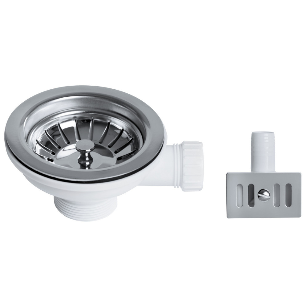 Bristan Economy Basket Strainer Waste with Overflow