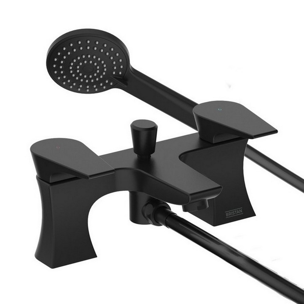 Bristan Hourglass Bath Shower Mixer Black