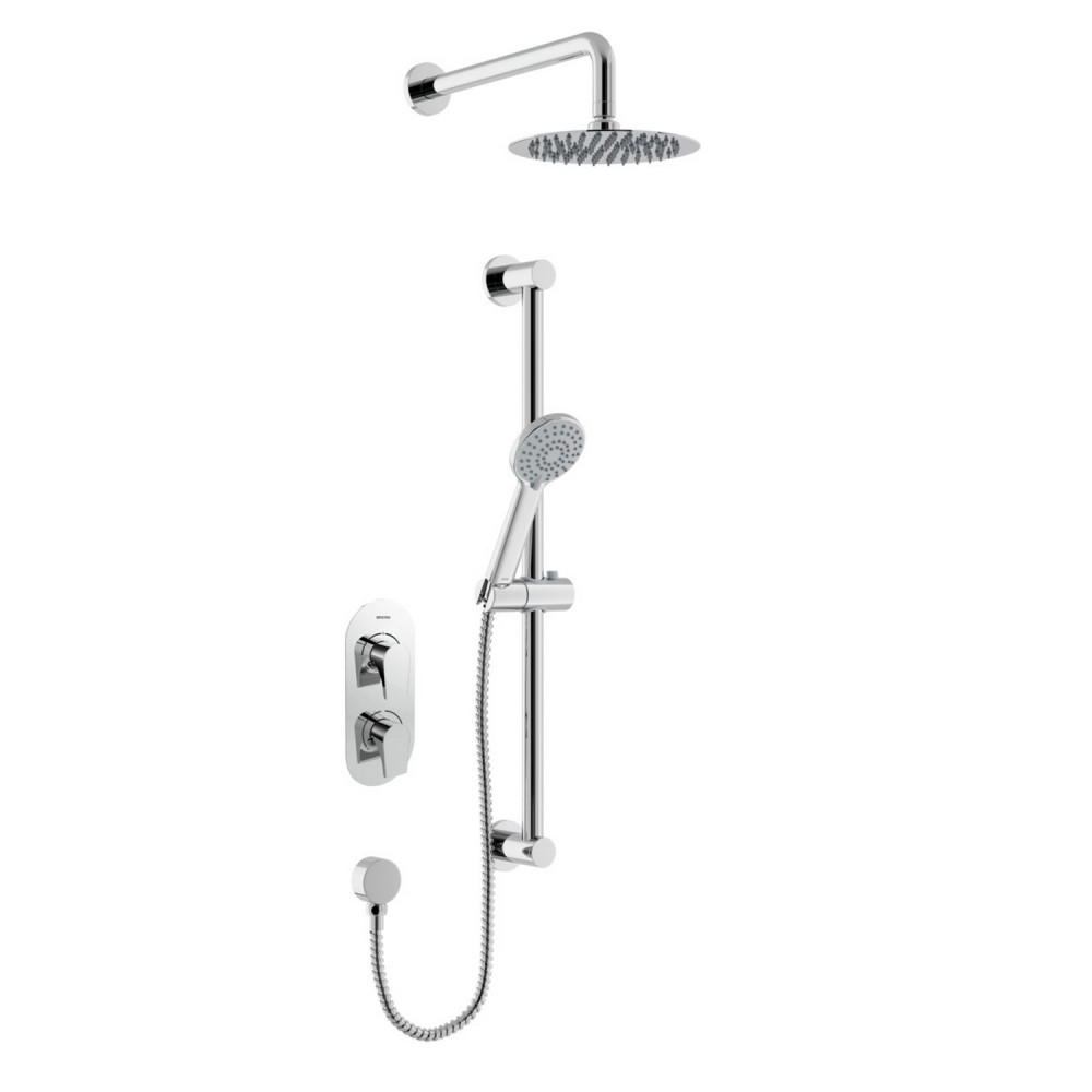 Bristan Hourglass Concealed Chrome Dual Control Shower Pack