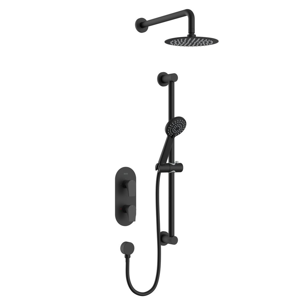 Bristan Hourglass Concealed Shower Pack in Black