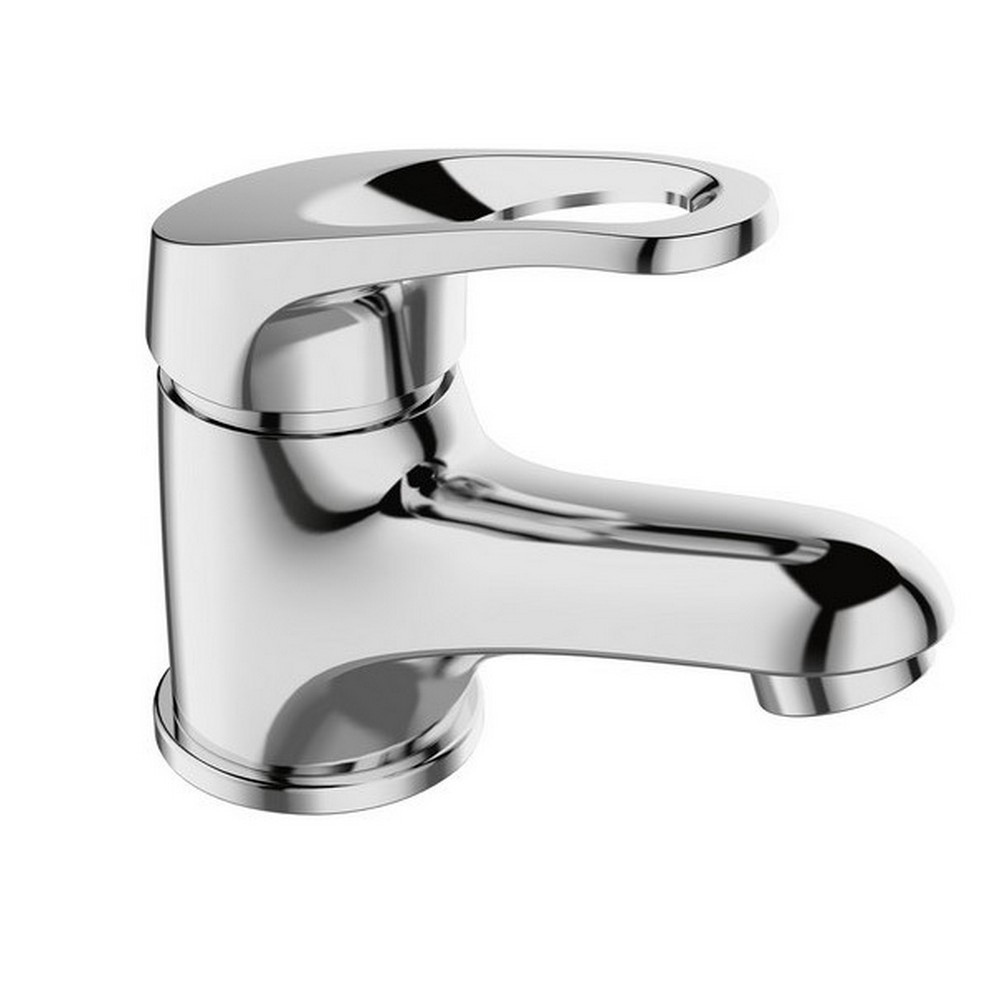 Bristan Iris Basin Mixer with Clicker Waste Chrome