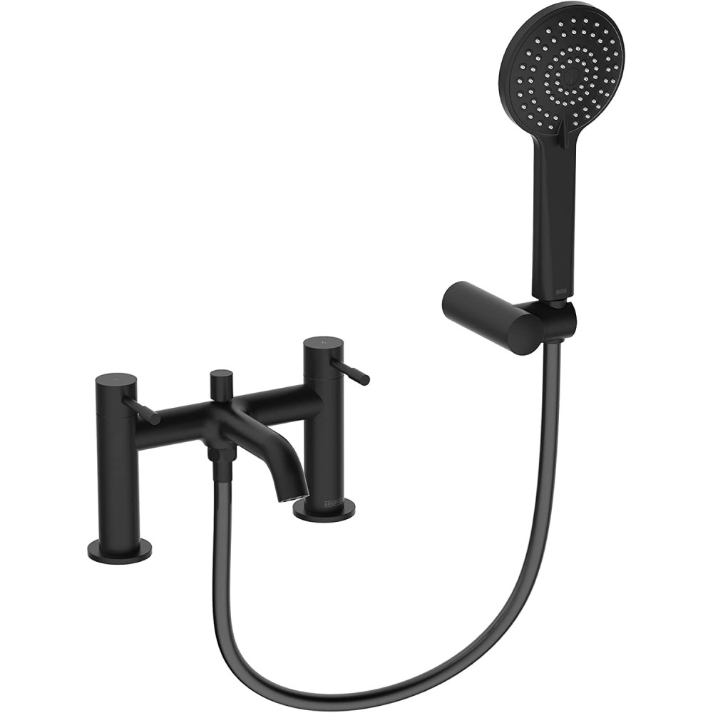 Bristan Mila Bath Shower Mixer Black