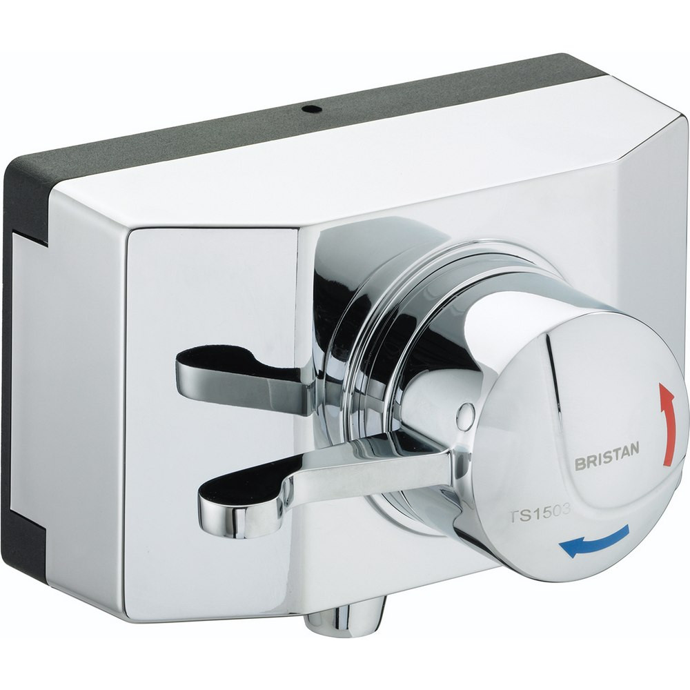 Bristan Opac Exposed Shower Valve with Lever Handle & Shroud
