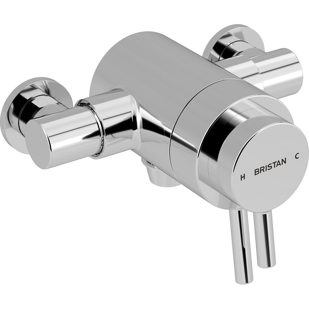 Bristan Prism Exposed Dual Control Bottom Outlet Shower Valve