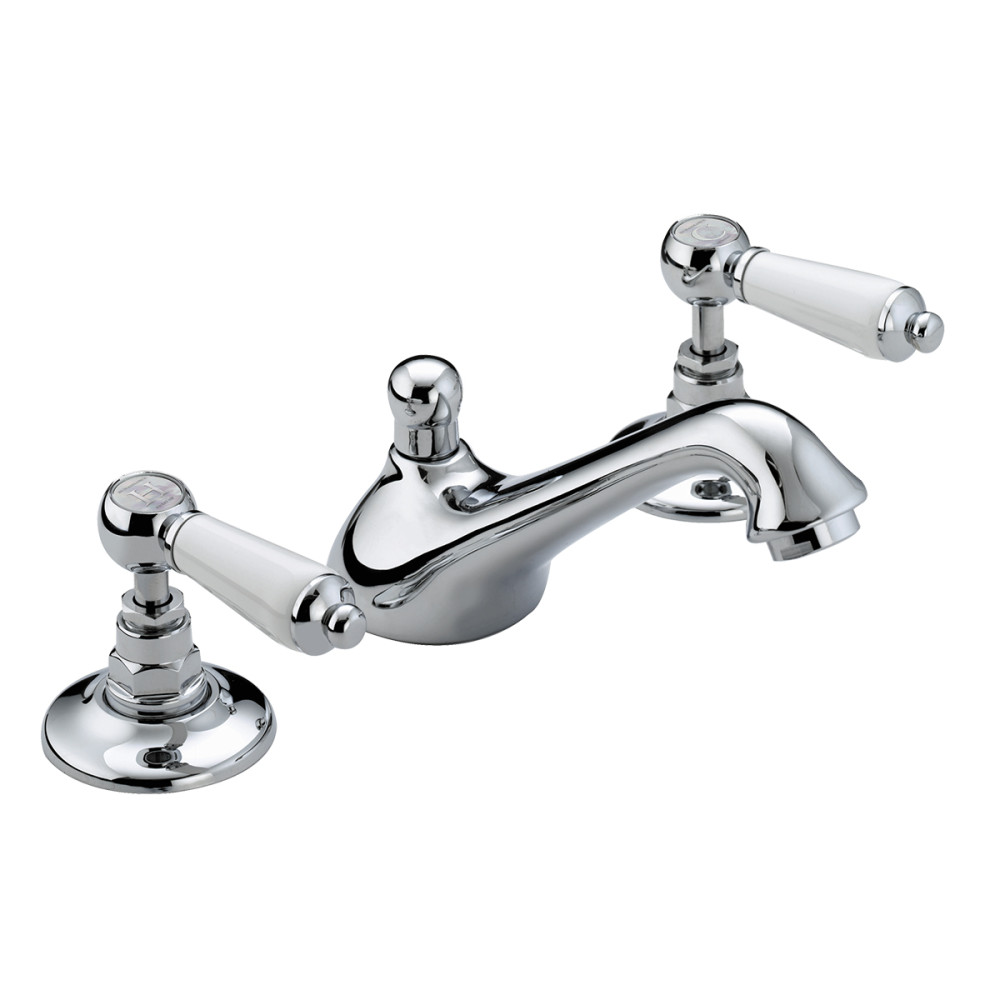 Bristan Renaissance 2 Three Hole Basin Mixer Chrome