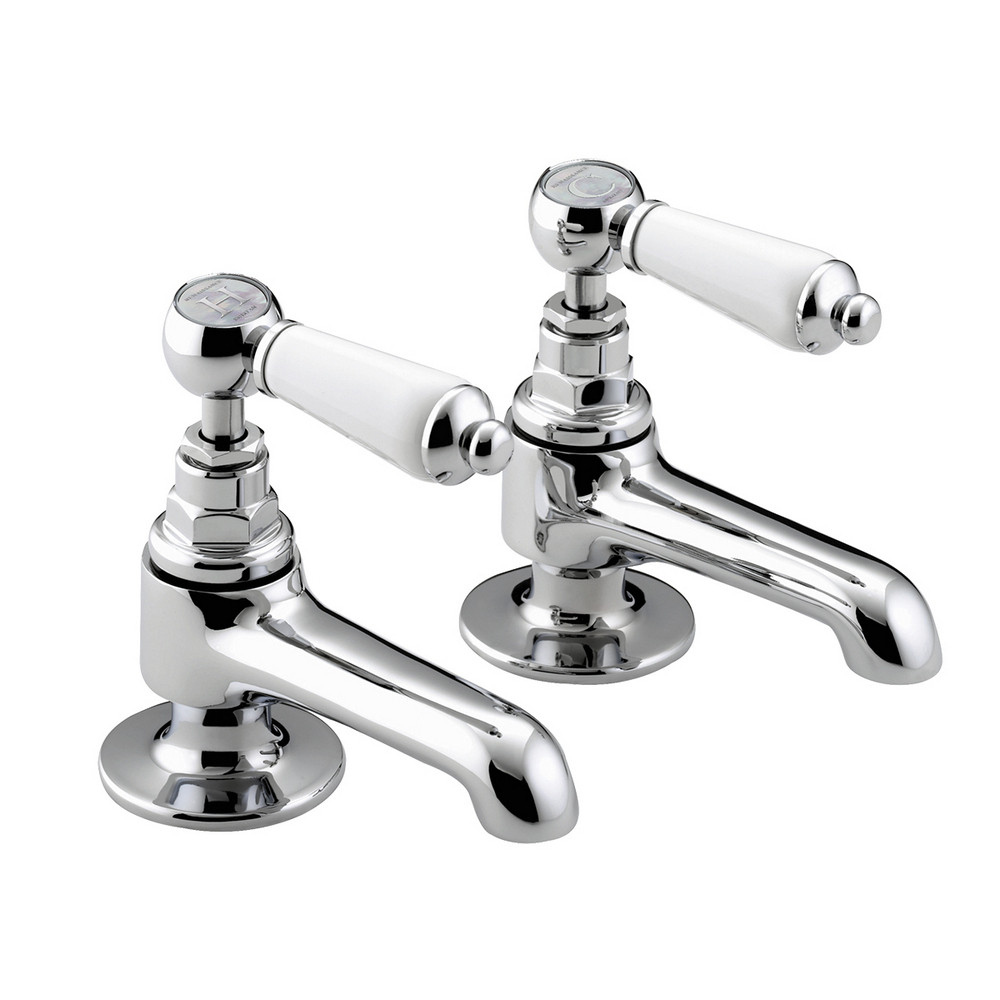 Bristan Renaissance Basin Taps Chrome Finish