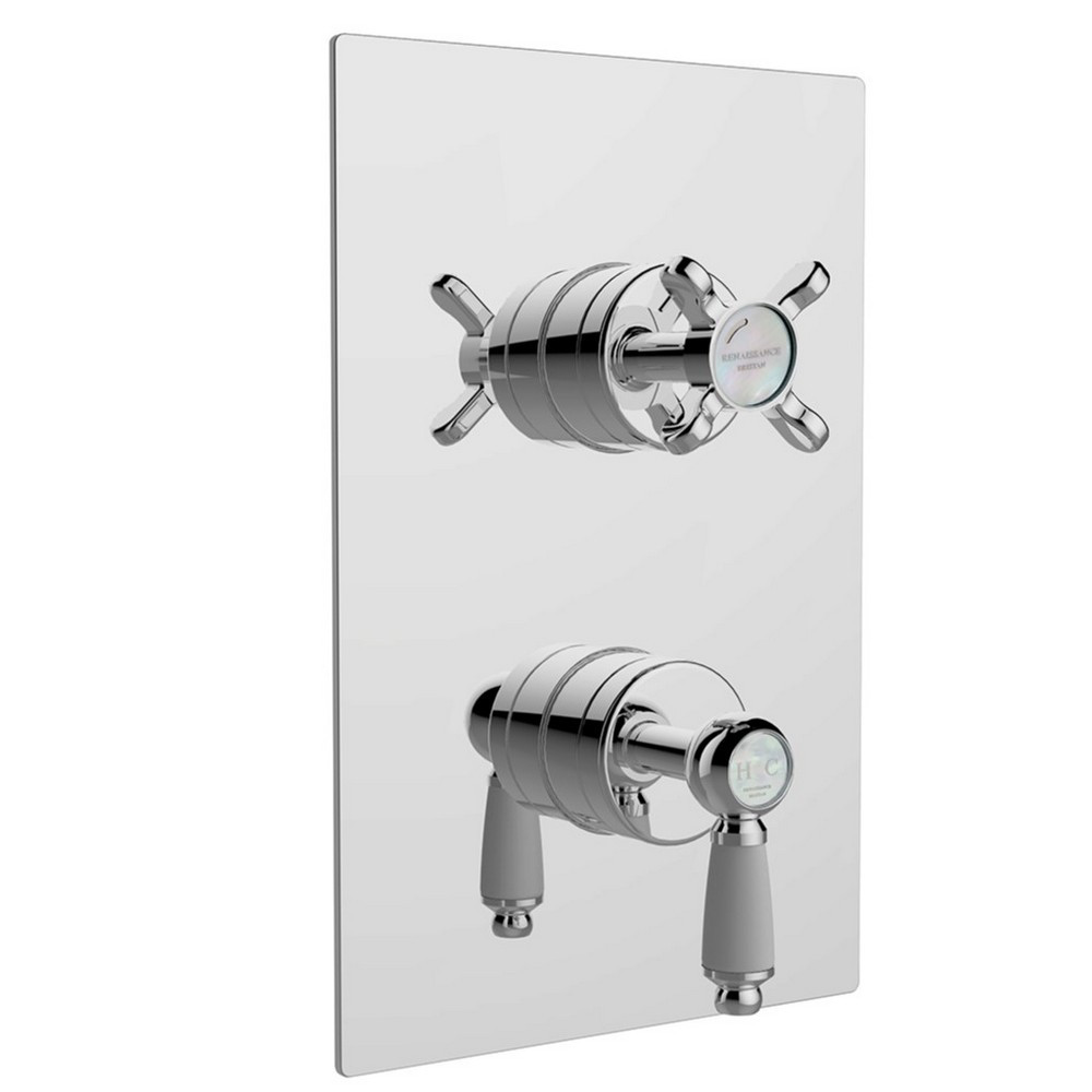 Bristan Renaissance Recessed Thermostatic Dual Control Shower Valve